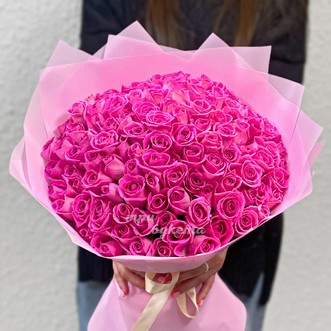 101 розовая роза 40 см 101 розовая роза 40 см