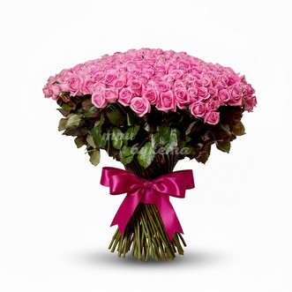 Букет из 201 розовой розы