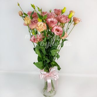 Букет из 9 нежных эустом Букет из 9 нежных эустом