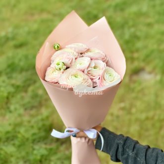Букет светло-розовых ранункулюсов Букет светло-розовых ранункулюсов